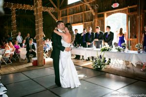 Wedding Dance in Barn