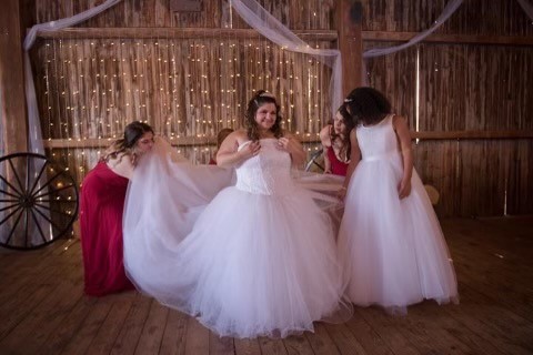 Bride And Girls